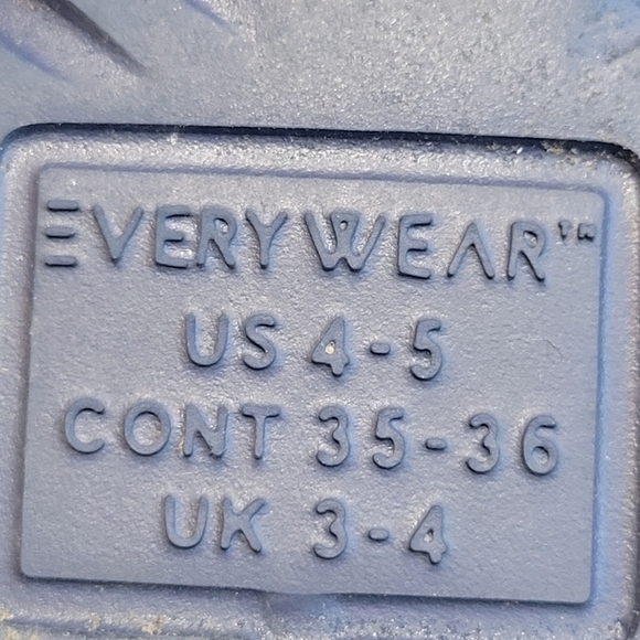 Rain boots  By Totes slip on comfort Women's Size 4 - 5 blue - Picture 3 of 9